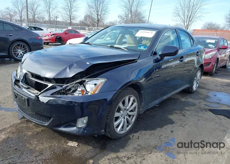 2007 Lexus Is 250 from USA, damaged, VIN JTHCK262675010040